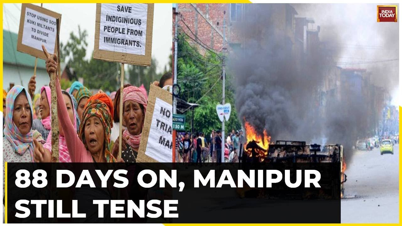 Manipur Burning : 88 Days On, Manipur Still Tense | A Night In Manipur’s Violence- Hit Village
