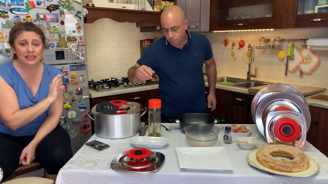 Pane nel kit forno e frittata di patate e zucchine con Magic Cooker