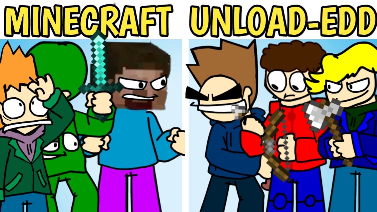 MINECRAFT UNLOAD-EDD COVER || UNLOA-DAN || FRIDAY NIGHT FUNKIN || UNLOAD-EDD RESKIN ||