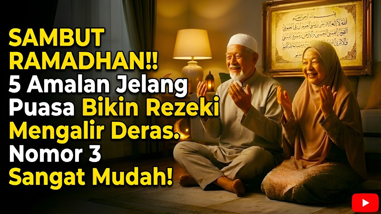 SAMBUT RAMADHAN‼️ 5 Amalan Jelang Puasa Bikin Rezeki Anak Mengalir Deras. Nomor 3 Sangat Mudah!