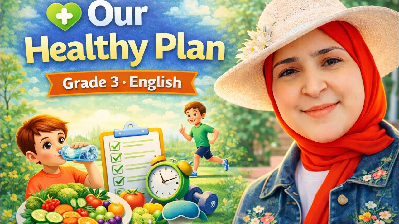 Our Healthy Plan | Grade 3 English | Vocabulary  + Activities 🥗