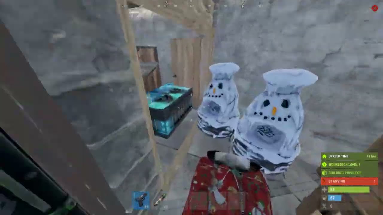 my stone node / rust solo gameplay