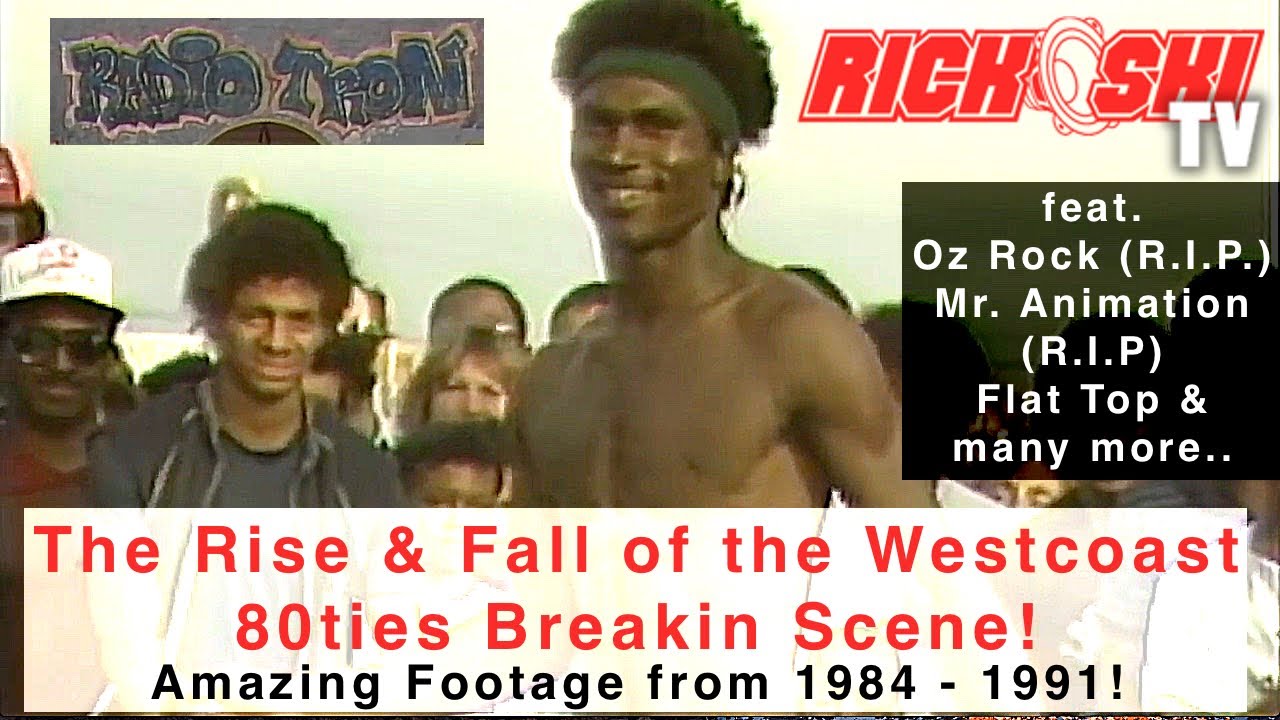 Amazing Westcoast Breakdance Documentary Radiotron Breakin Movie Mr. Animation Oz Rock Flat Top.....