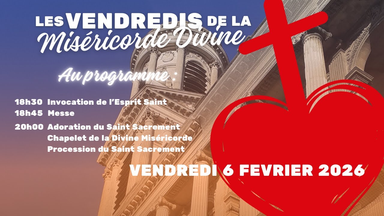 6 février : Premier Vendredi du Mois à St Sulpice