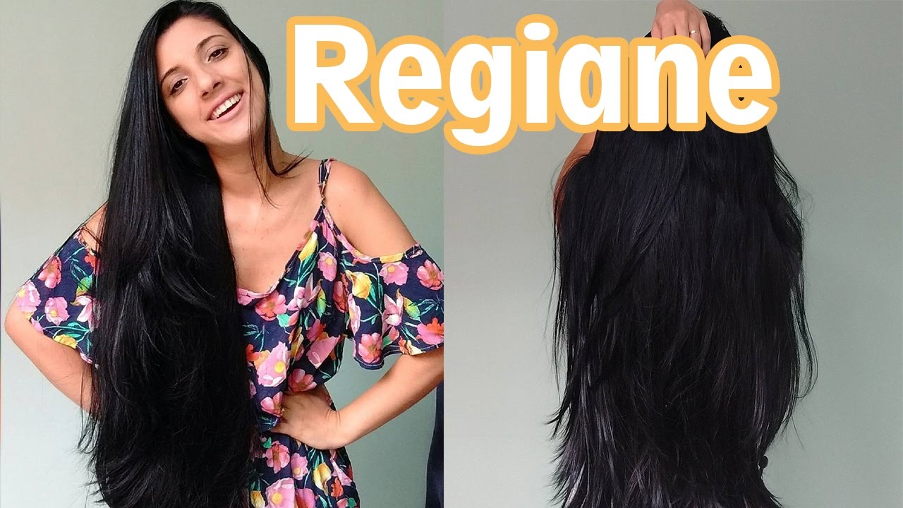 Regiane Benvindo - Instagram Girl euregiane_ brasil black perfect long hair