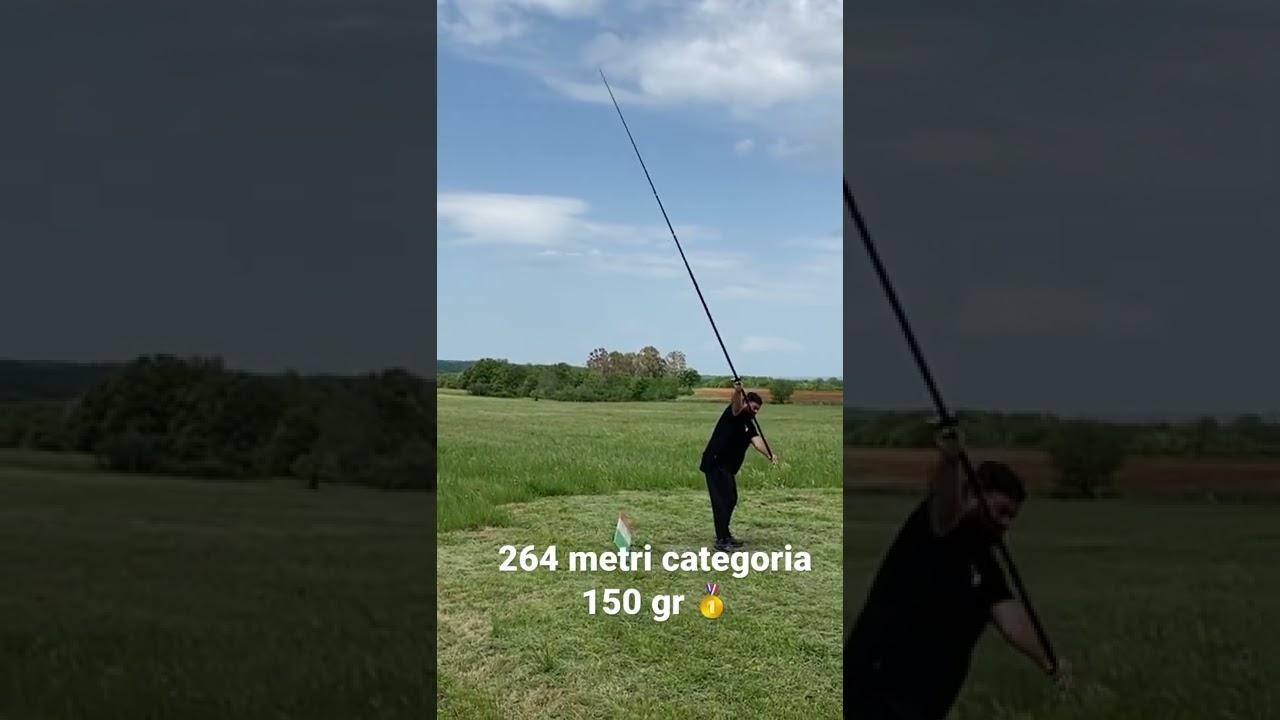 264 metri 150 gr gara long casting 🥇 assoluto
