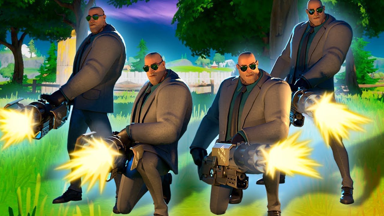 Las 4 Miniguns LEGENDARIAS (Y Mítica) [Fortnite]
