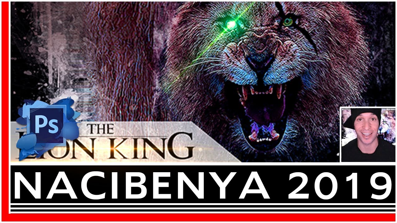 Making The LION KING 2019 Movie Poster - Photoshop Actions