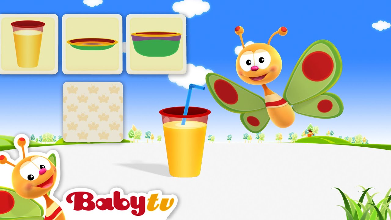 Hora da cozinha 👩‍🍳 jogos divertidos para crianças | Flip & Flash - primeiras palavras @BabyTVBR