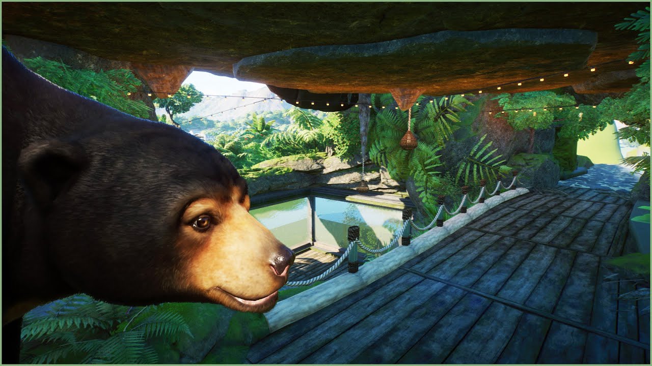 🐻Sun bear habitat on the side of a mountain | Conuco Zoo | Planet Zoo | speedbuild🥑