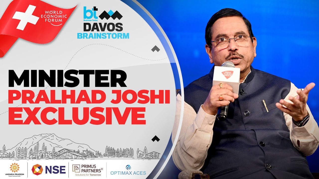 #BTDAVOS2026 LIVE: India Bets Big On Renewables As Minister Pralhad Joshi Pitches Clean Energy