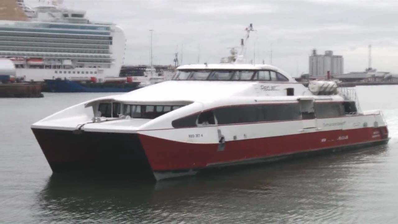 Red Jet 4 At Town Quay