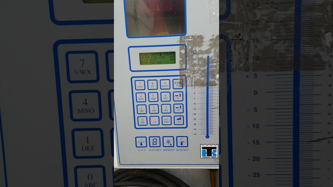 Como programar um maquinário da Thermo King