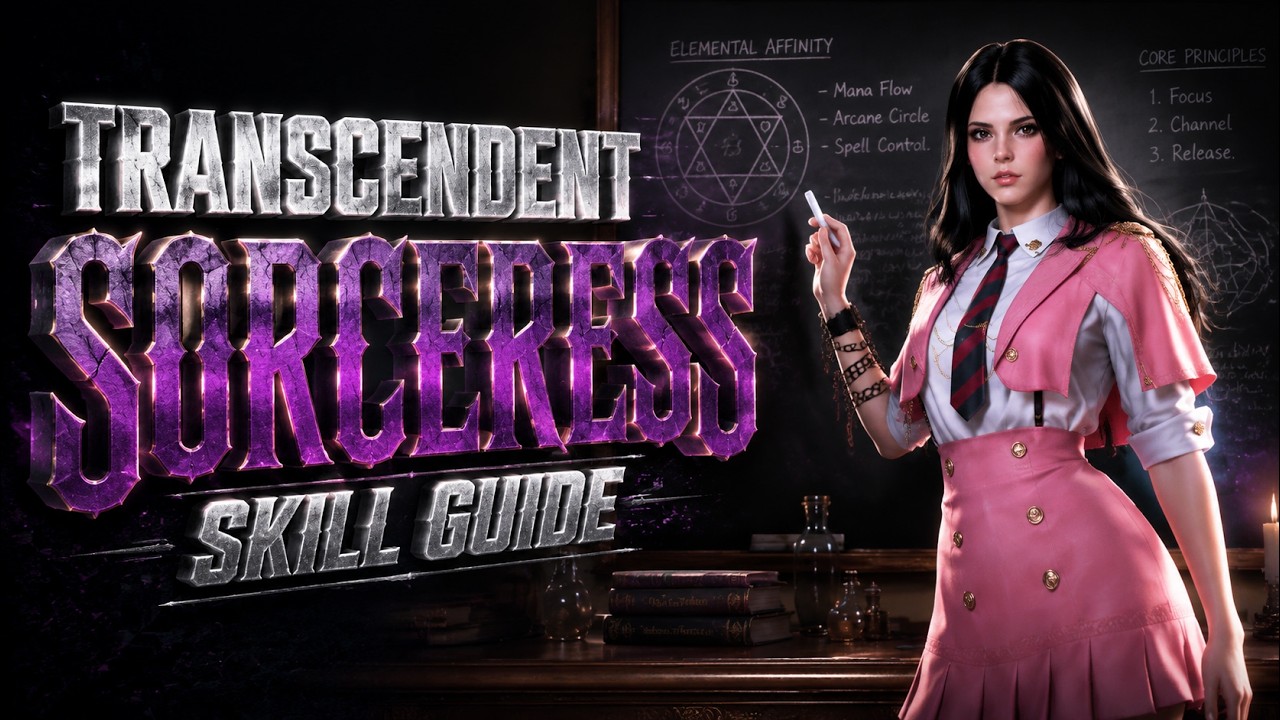 Black Desert Mobile | Transcendent Sorc | PVE & PVP Guide