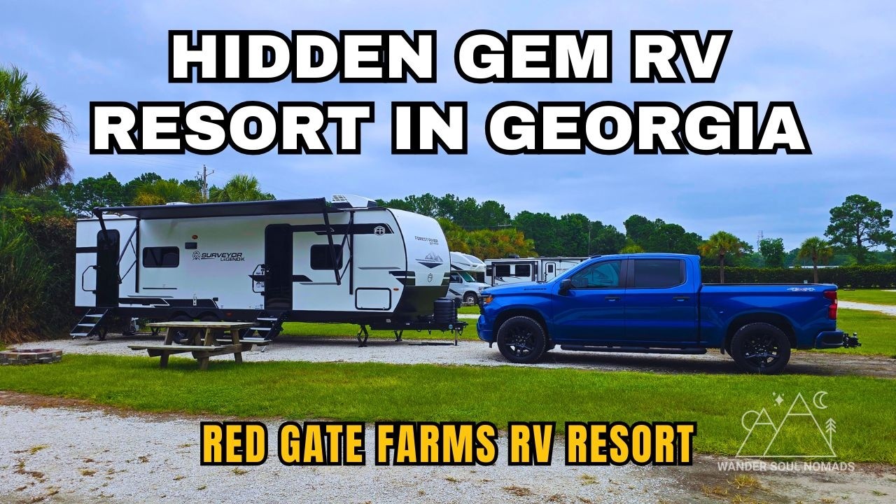 ✨ Hidden Peaceful Gem in Savannah Georgia! Red Gate Farms RV Resort Campground Tour 🚐