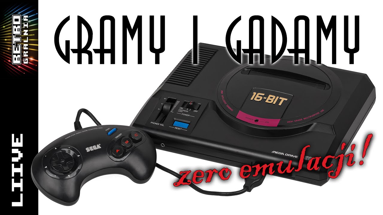 [Live]  Sega Mega Drive - RetroGralnia #RG96 - Stara Konsola Retro
