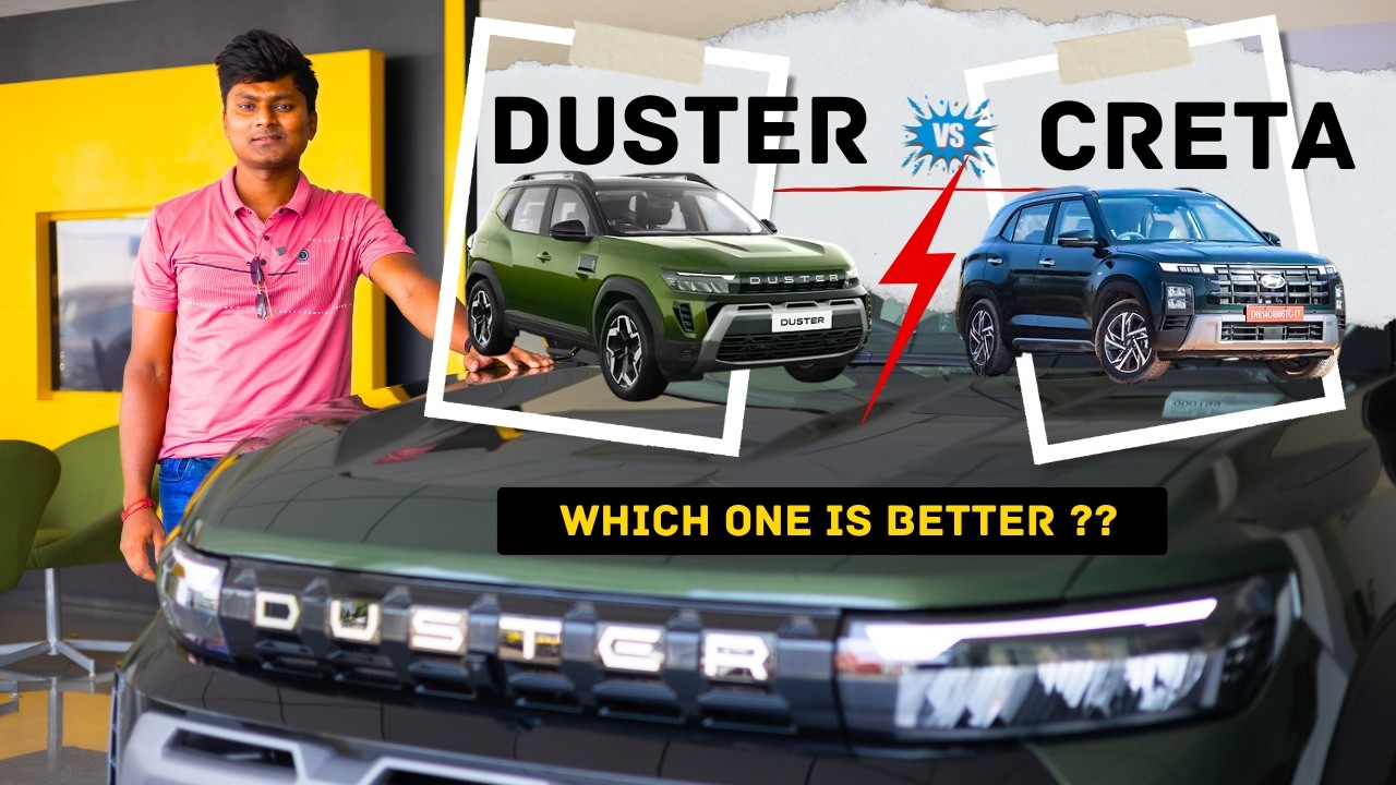 New Renault DUSTER vs Hyundai CRETA 🔥 Comparison ✌️