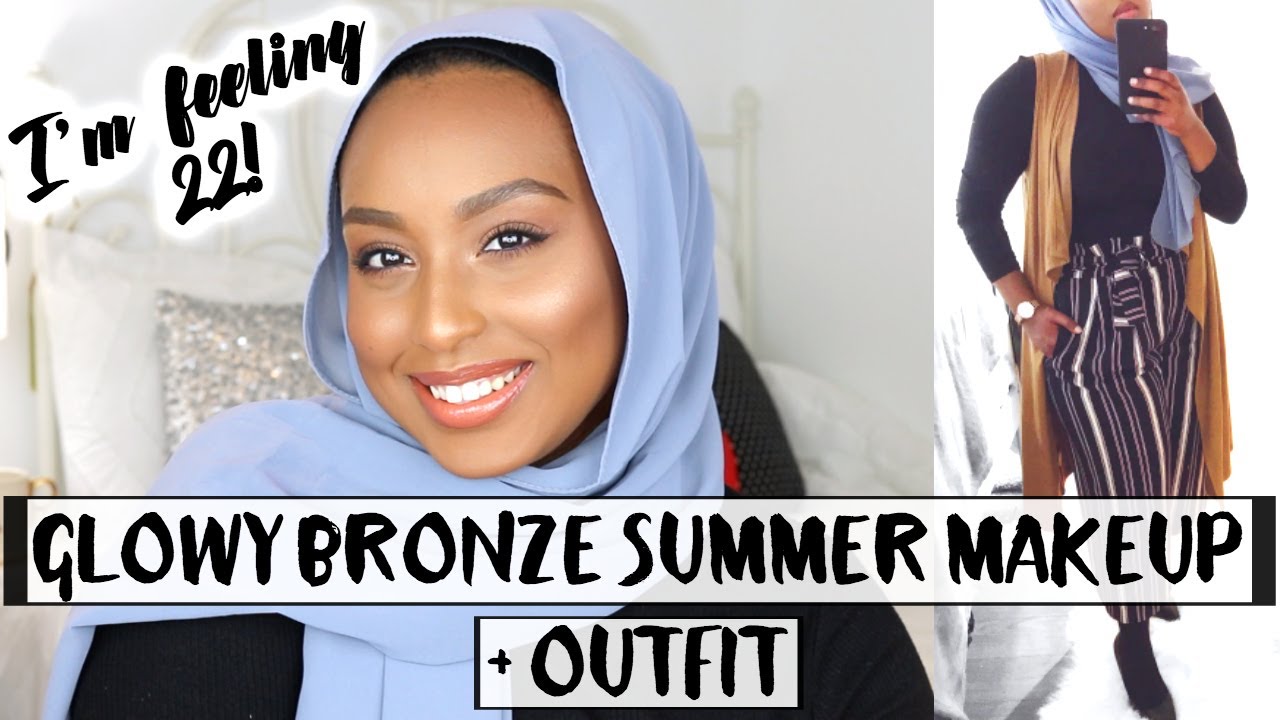 CHIT CHAT GRWM: BDAY DINNER! | Go-To Glowy Bronze Summer Makeup + OOTN | Aysha Abdul