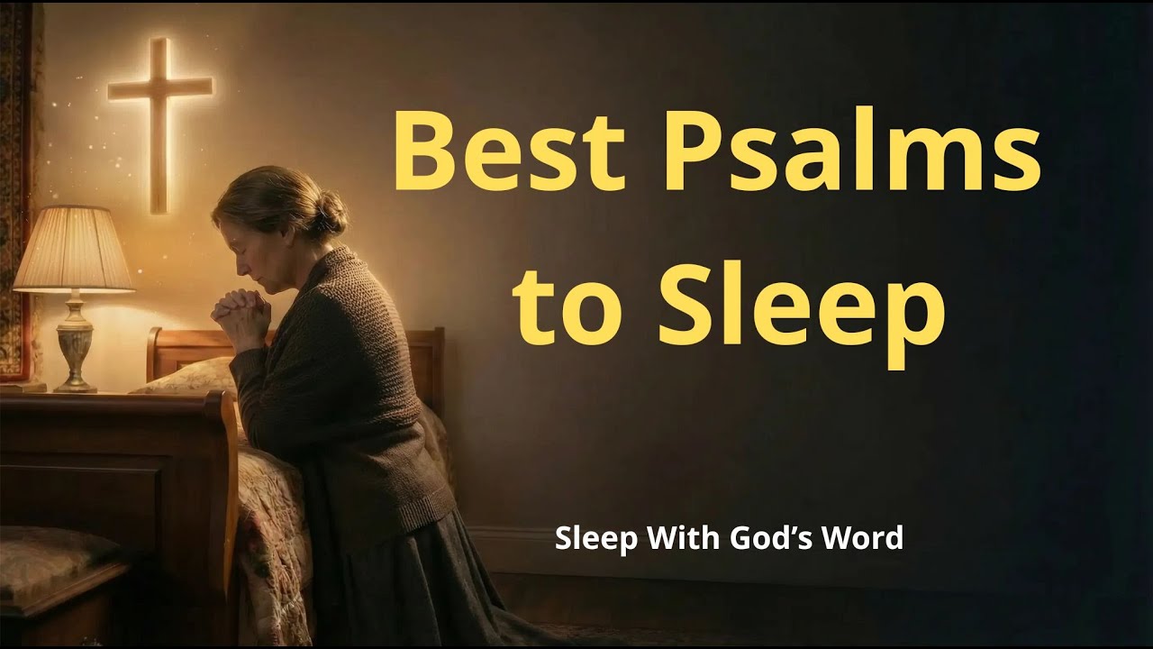 Best Psalms to Sleep Peaceful Tonight| Psalm 4,23,46,91,121 | Calm KJV Psalm Reading for Deep Rest