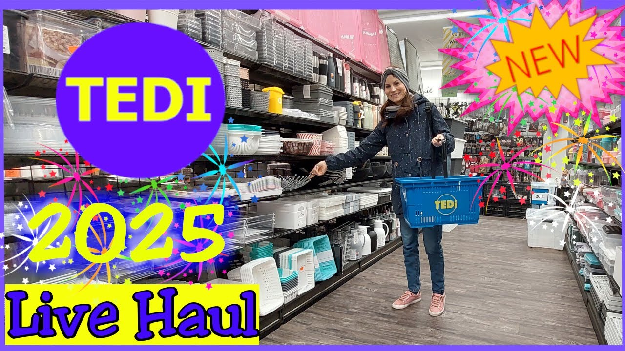 Tedi Live Shopping🤩 Neuheiten 2025