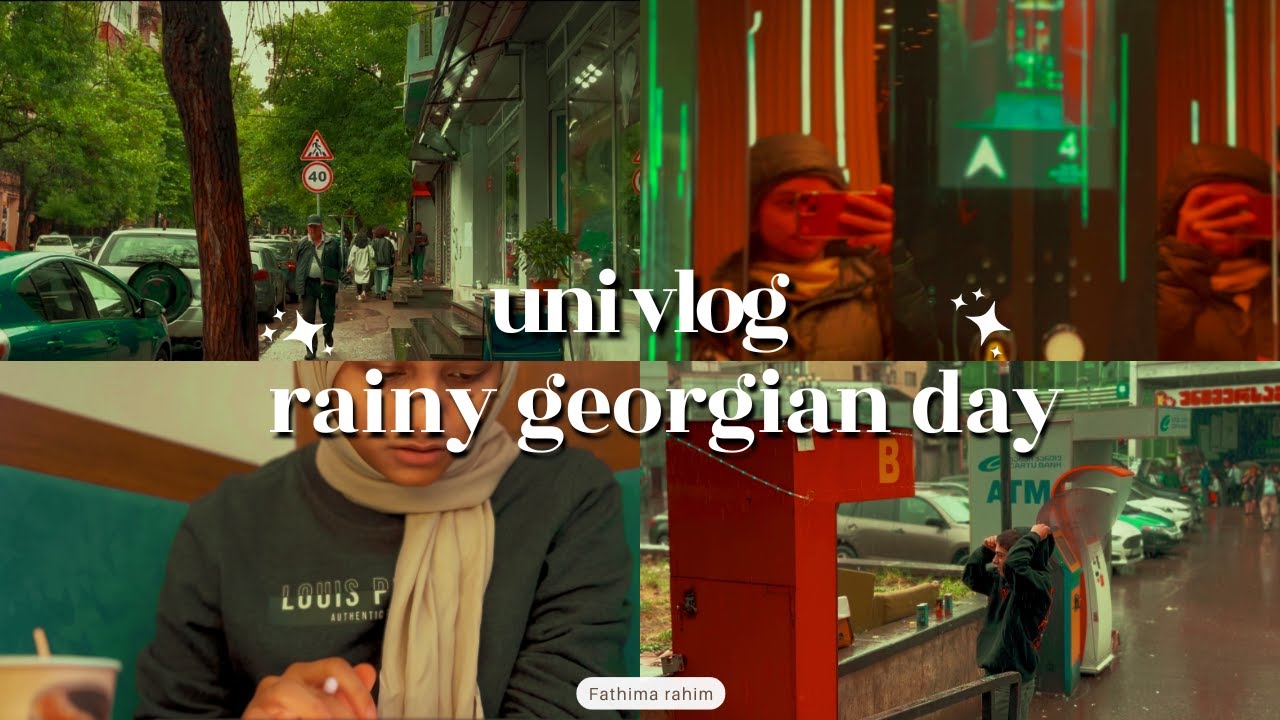 Uni vlog 📚Tbilisi  | Rainy day 🌧️med school 🩺❤️|georgia cinematic