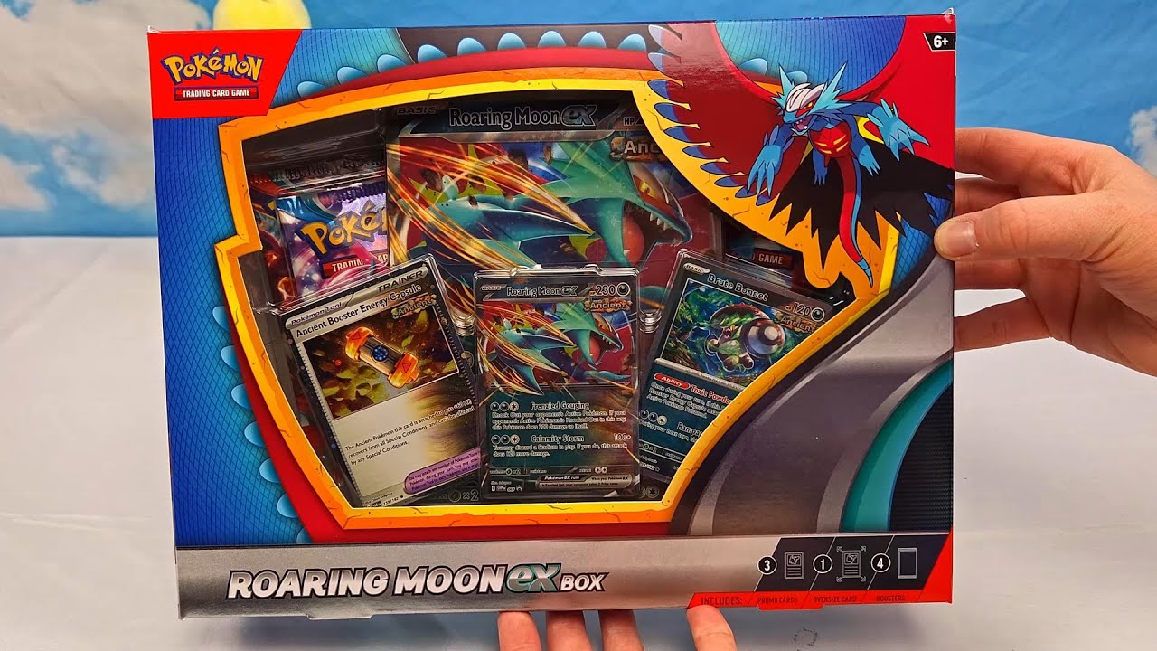 Opening Pokemon Roaring Moon EX Box | Pokemon Cards and Chill