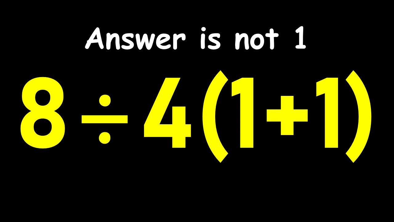 Try Solving This Tricky Math Expression!