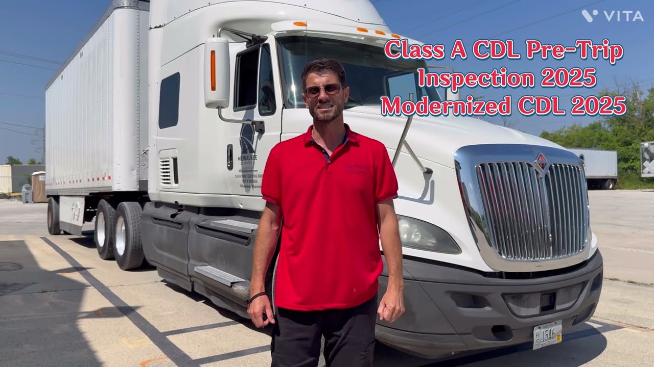 Class A CDL Pre-Trip Inspection New Modernized 2025 (Automatic)