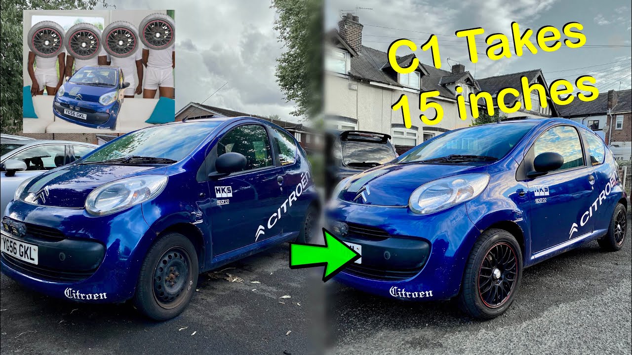 Do Alloy Wheels Ruin Performance? C1 Gets some 15” Alloys, FINALLY (CityBug/107/Aygo)