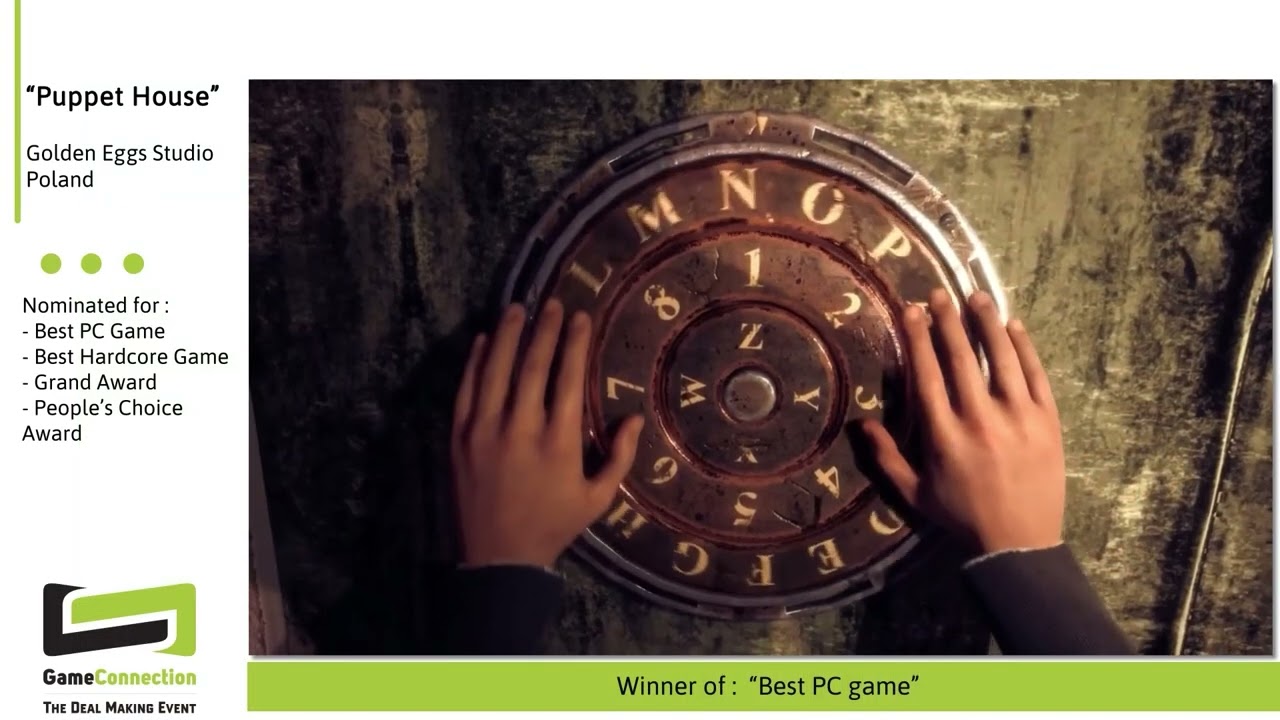 Game Connection Europe 2022 | Indie Development Awards Ceremony | Best PC Game Award