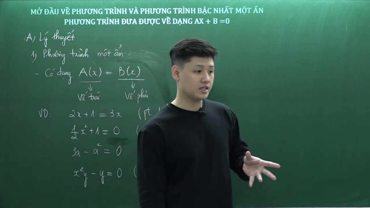 Toán lớp 8 - Phương trình bậc nhất một ẩn - Thầy Lê Ngọc Diên