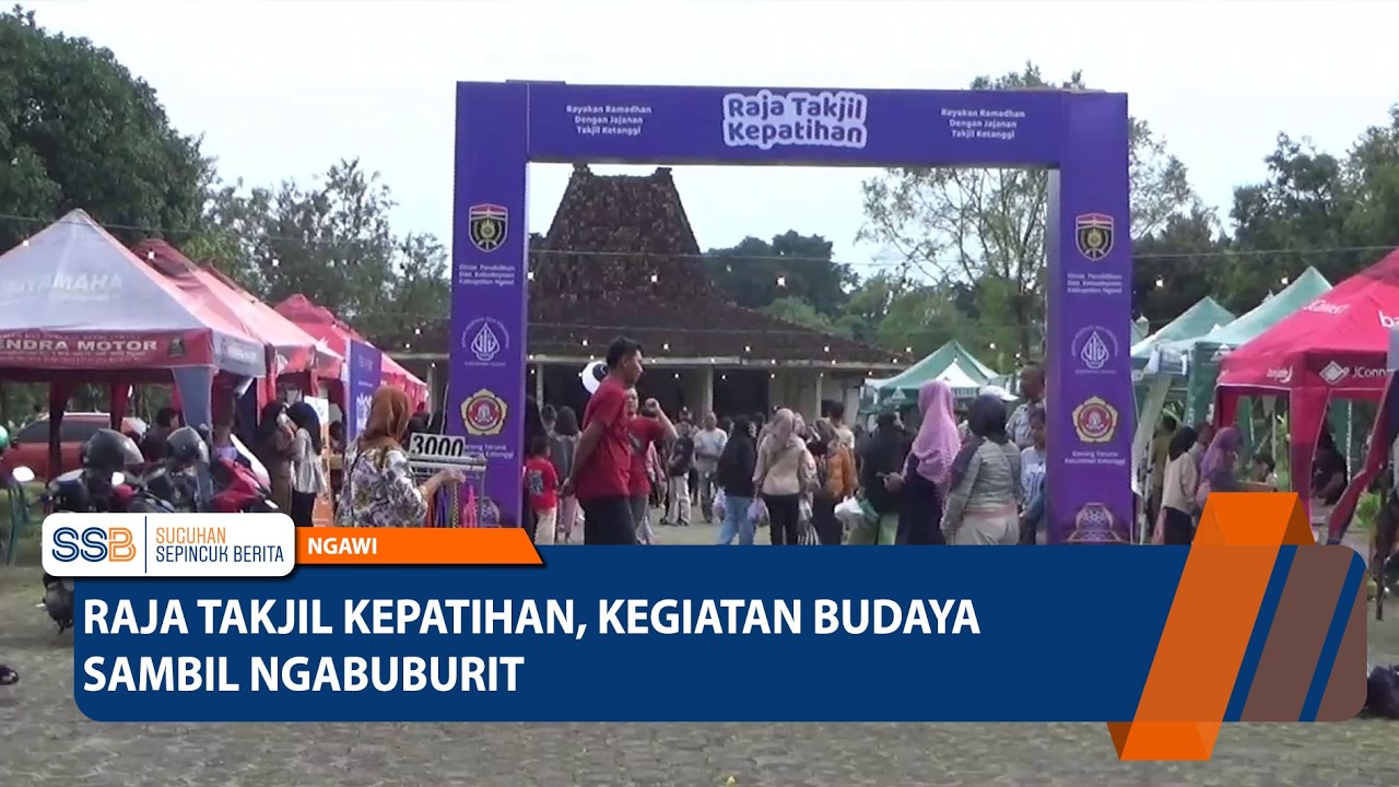 NGAWI - Raja Takjil Kepatihan, Kegiatan Budaya Sambil Ngabuburit