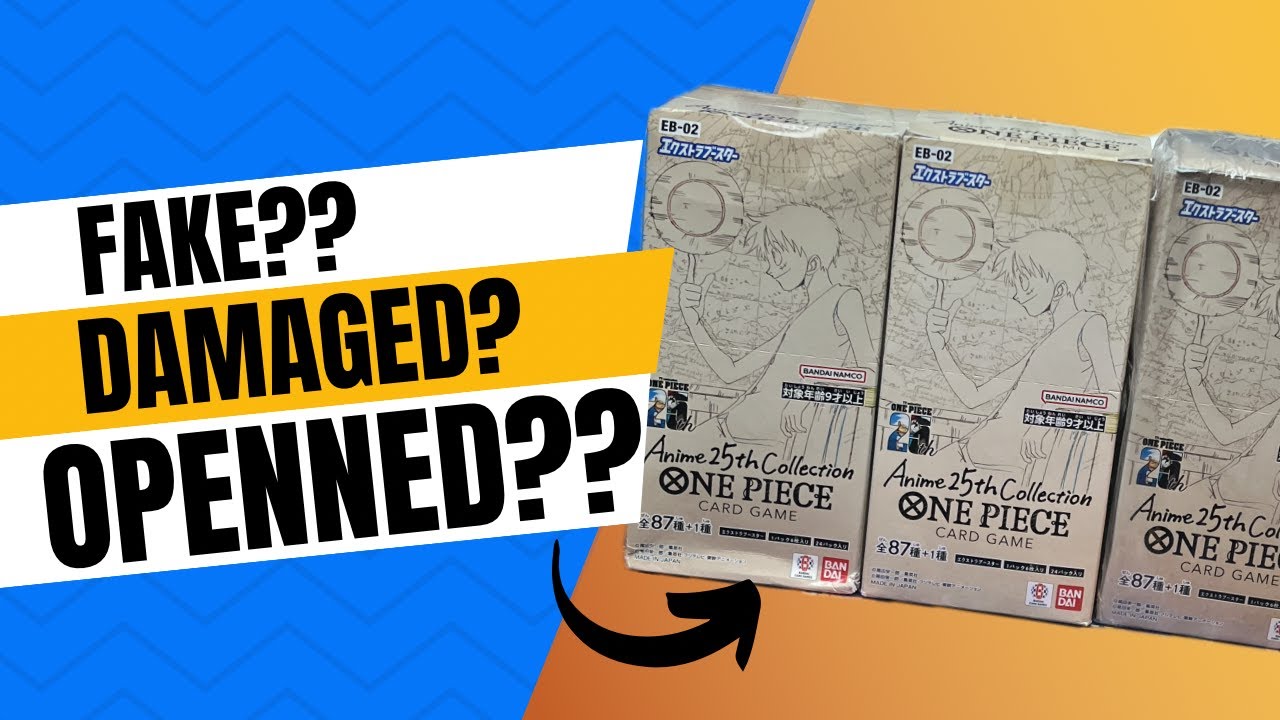 DID AMAZON SCAM ME???  ANIME 25th ANNIVERSARY (JAP) BOOSTER BOX OPENING!!