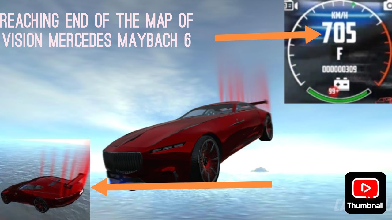 Reaching end of the map of Vision Mercedes Maybach 6 | Speed Glitch