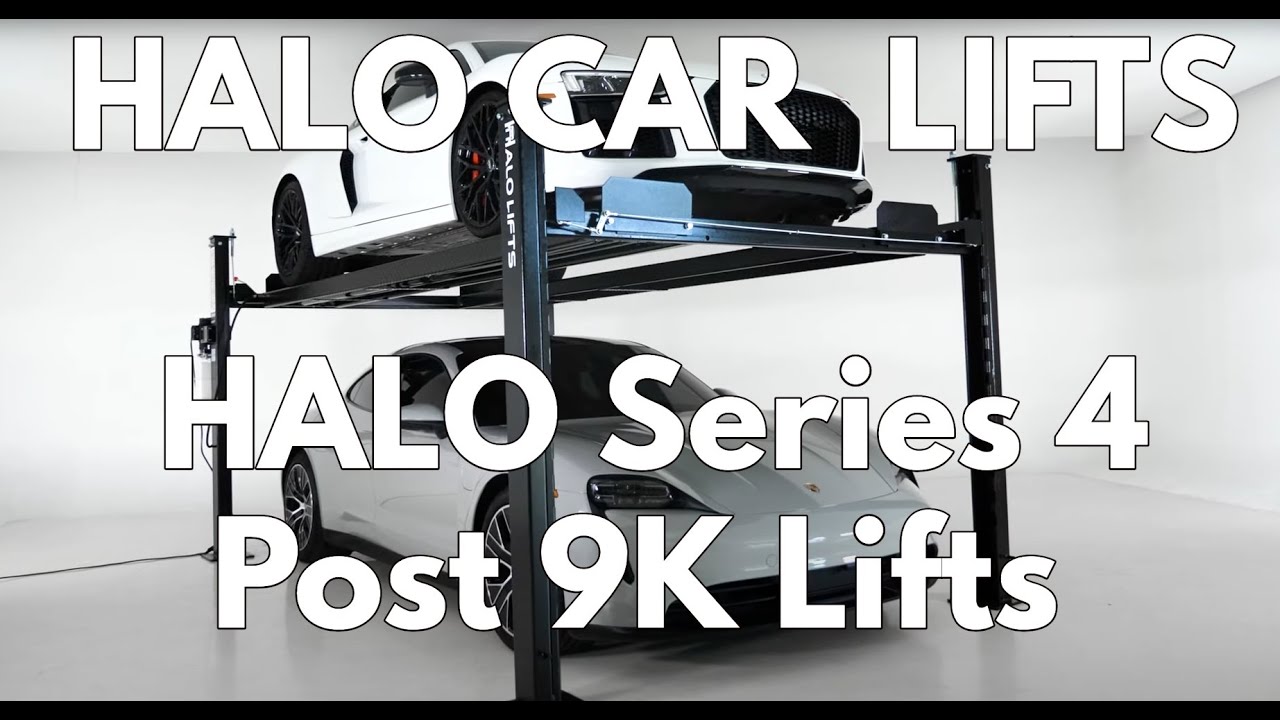 Halo CAR LIFTS  HALO SERIES 4 POST 9,000LB CAPACITY  CAR LIFT/ HOIST