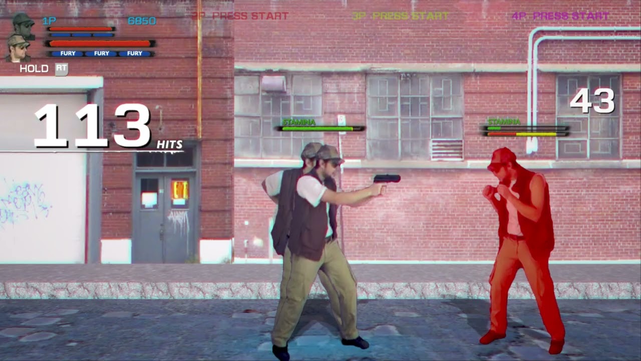 【Streets of Fury EX】Joe the solder x2 showcase