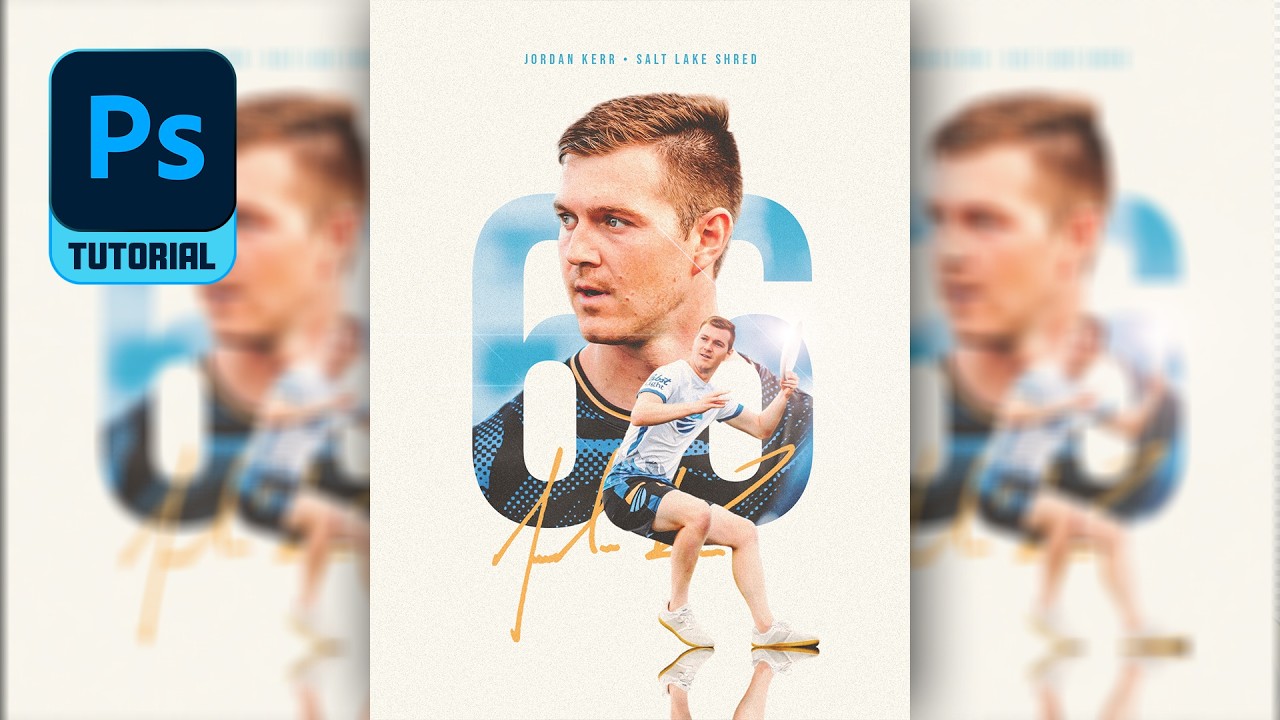 Making a Signature Player Poster | Step-by-Step Photoshop Tutorial