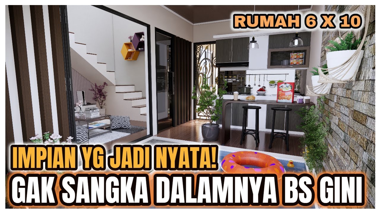 Gk Kebayang Rumah 6x10 bs Punya Halaman Samping Sekeren Ini! - Dijamin Blm Pernah Ada yg Seperti Ini