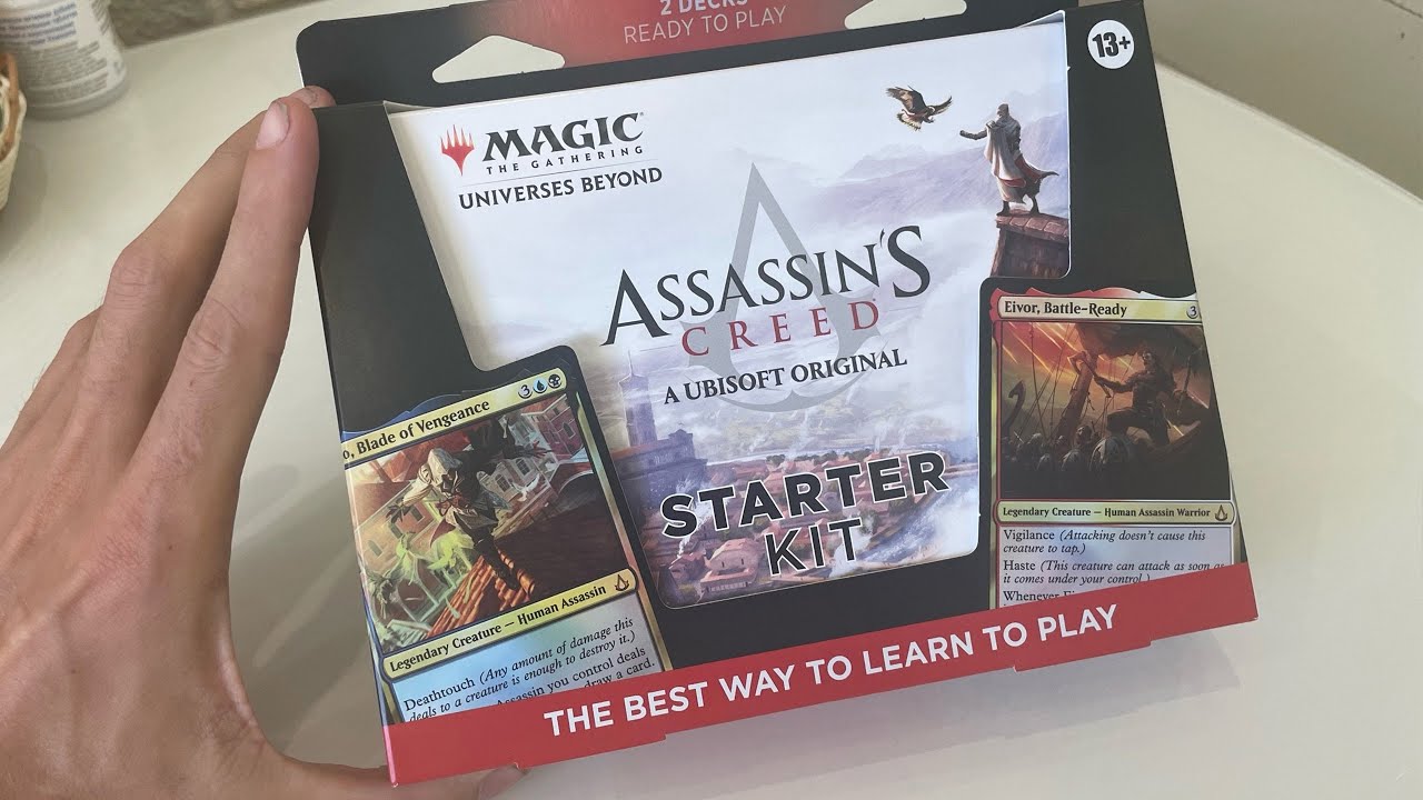 Стал Ассасином в МТГ | Распаковка MTG Assassin's creed Starter kit