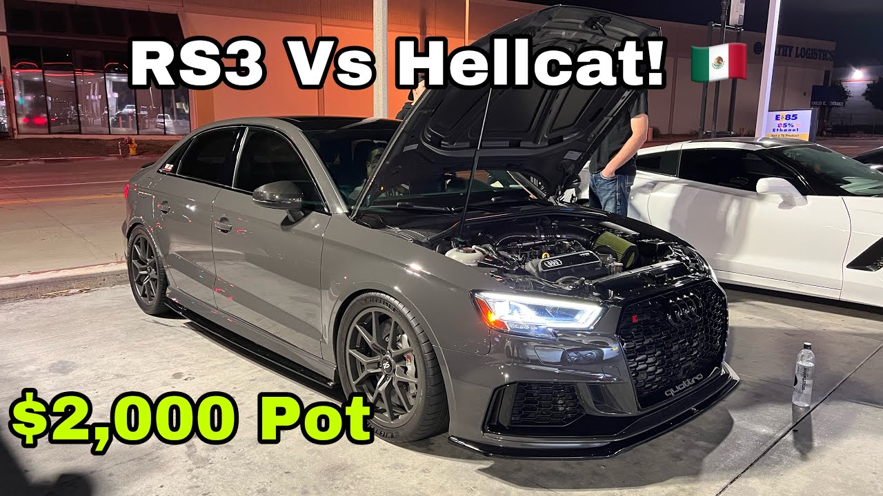 Audi RS3 против Hellcat | Горшок за 2000 долларов #Audi #RS3 #Hellcat