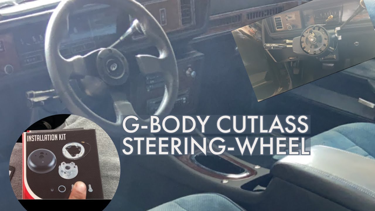 HOW I REMOVED/INSTALLED MY STEERING WHEEL ON MY 1981 OLDSMOBILE GBODY CUTLASS