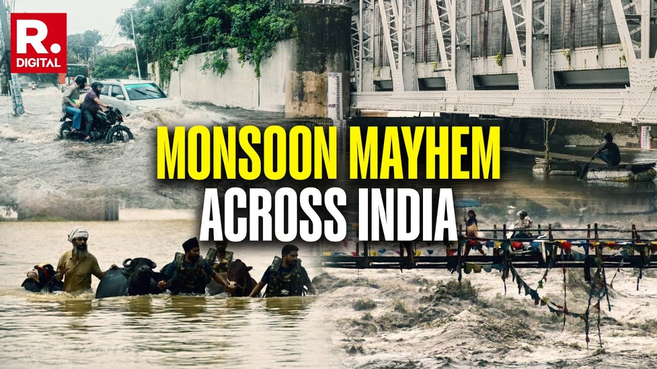 Monsoon Mayhem Across India: Yamuna River In Delhi & Chenab River In J&K Crosses Danger Mark