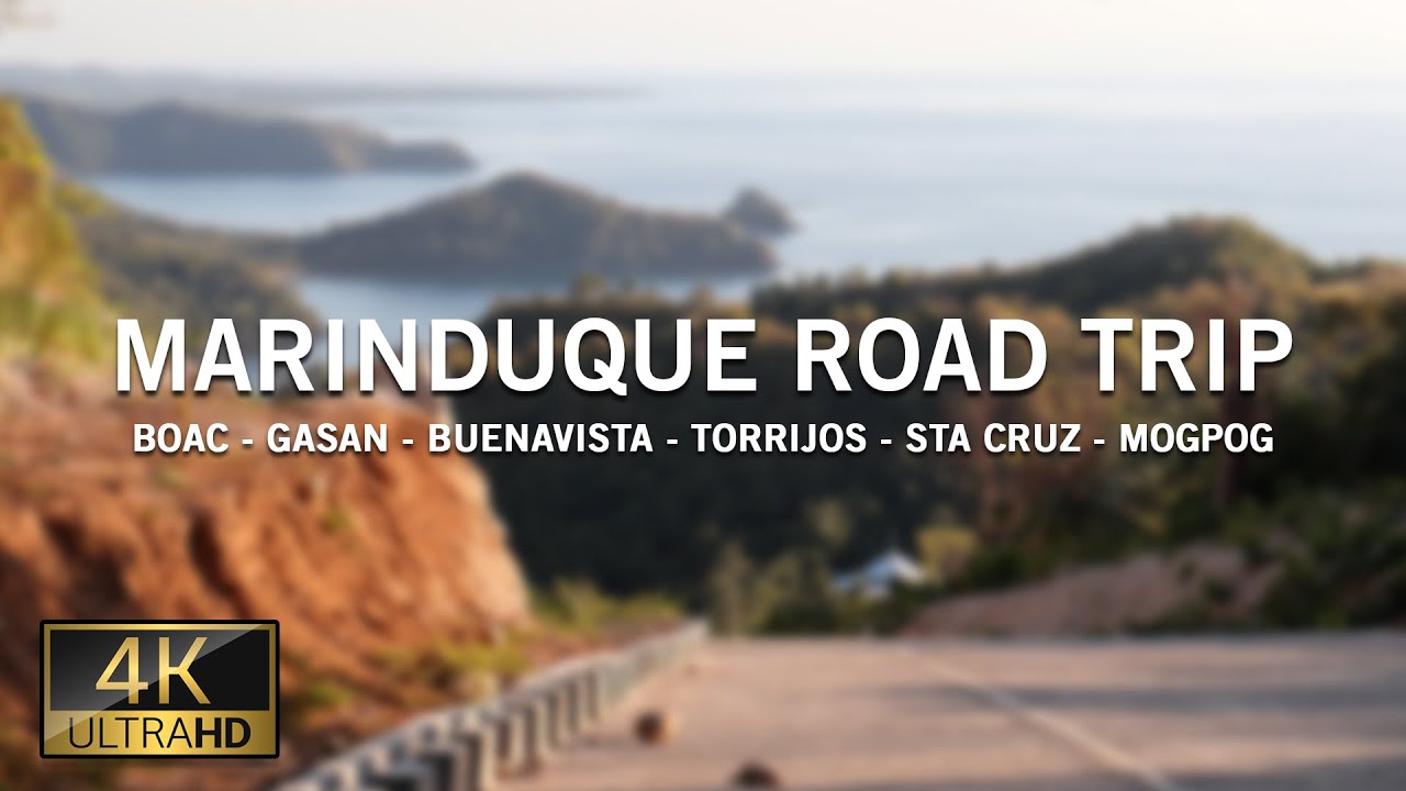 Driving Around Marinduque on a Rainy day - Hyperlapse Driving Tour [4k]
