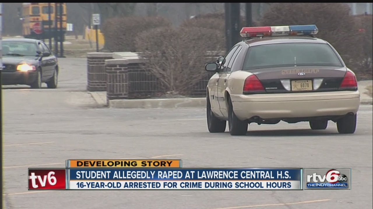Lawrence Central High School student, 16, arrested on rape charge