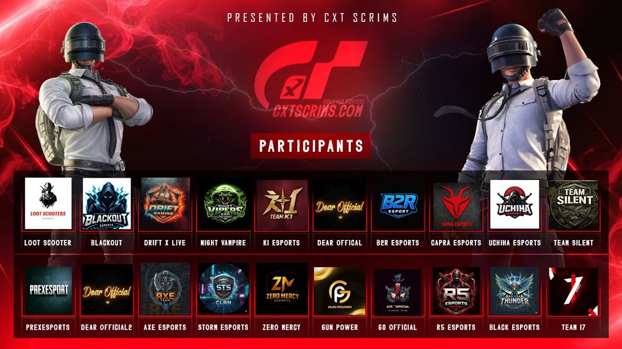 CXT SCRIMS 10:00PM (17 JAN 2026) COMPETITIVE SCRIMS | WITH VOICE COMENTATRY | PUBG MOBILE