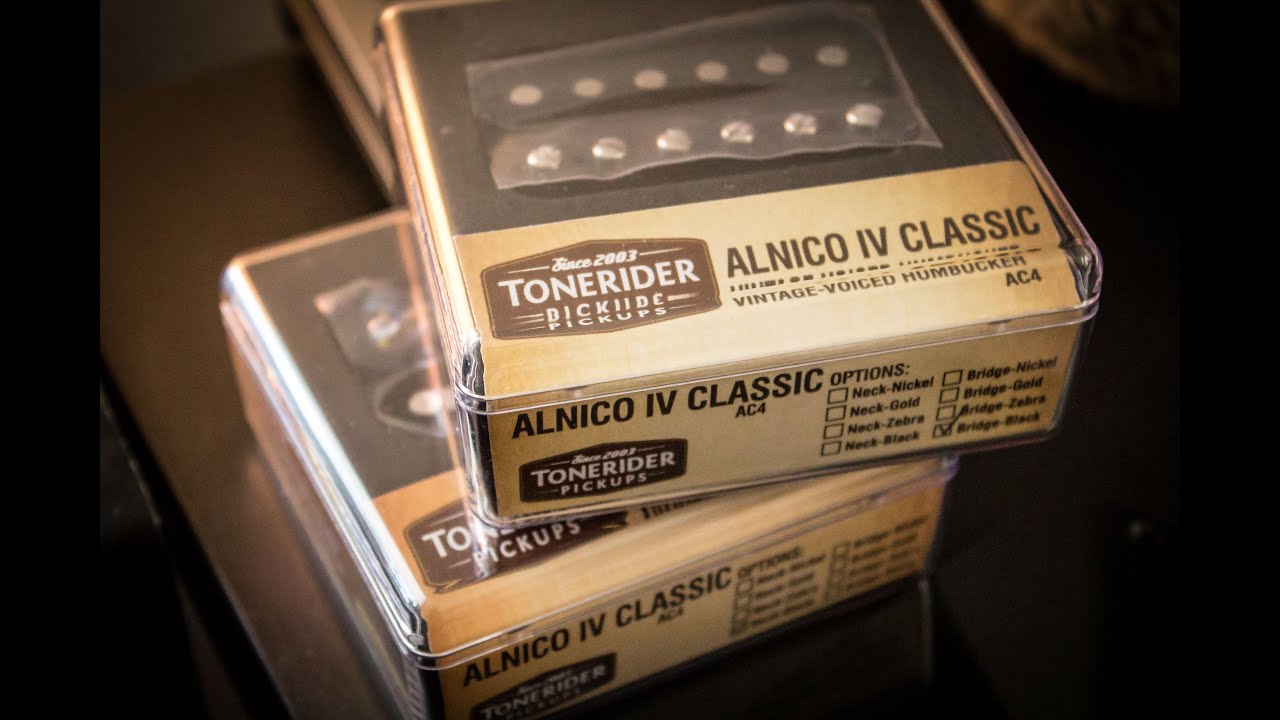 Tonerider AC2 Alnico II Classics vs AC 4 Alnico IV Classics in PRS SE Custom Semi Hollow