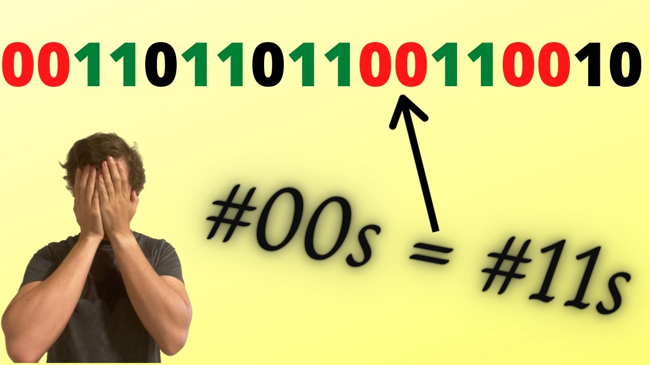 Pumping Lemma for Regular Languages Example: Same Number of 00s and 11s