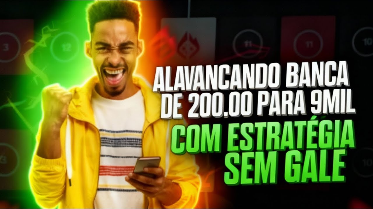 ALAVANCANDO BANCA DE 200.00 PARA 9K COM ESTRAT&Eacute;GIA SEM GALE - DOUBLE BLAZE🔥