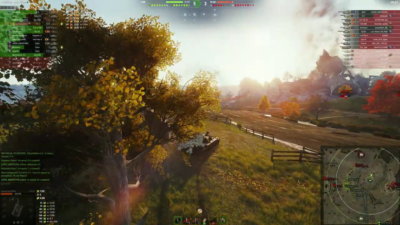 Soviet Light Tank T-100 shines In action in Redshire Map! #wotreplays