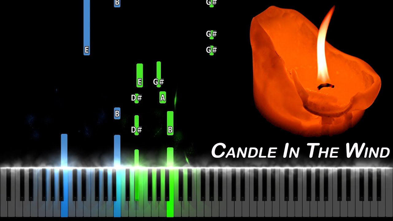 Elton John - Candle In The Wind Piano Tutorial